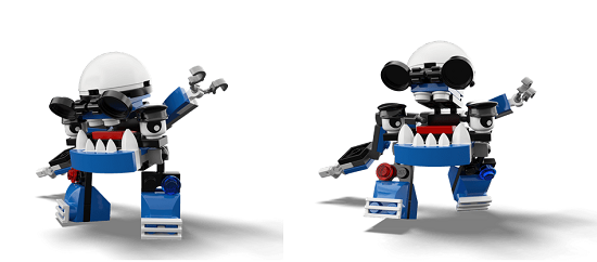 Lego Mixels 41554 - Cảnh Sát Kuffs với các trạng thái khác nhau
