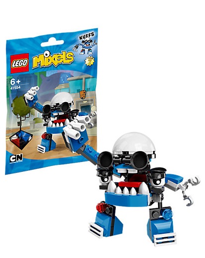 Hình ảnh các chi tiết trong bộ Lego Mixels 41554 - Cảnh Sát Kuffs