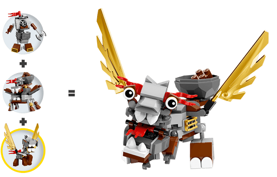 Cách lắp ghép bộ Lego Mixels 41557 - Pháo Đài Di Động Camilot