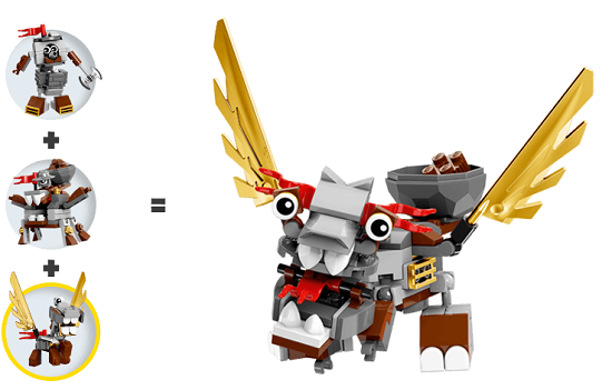 Cách lắp ghép bộ Lego Mixels 41557 - Pháo Đài Di Động Camilot