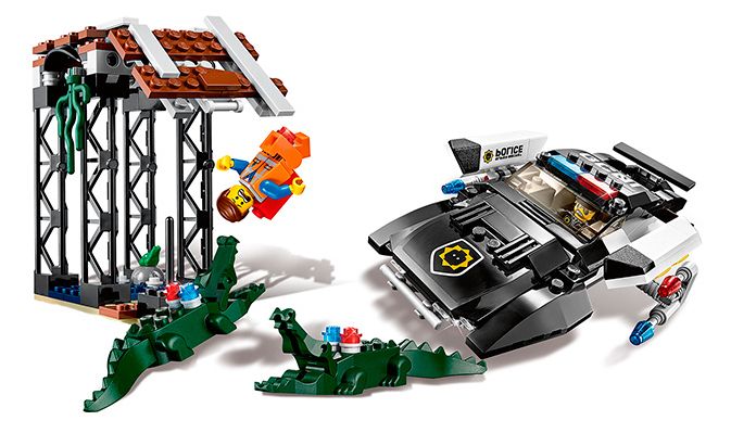 Bộ xếp hình Lego Movie 70802 - Xe Cảnh Sát Xấu Xa với cuộc đua hành động hấp dẫn