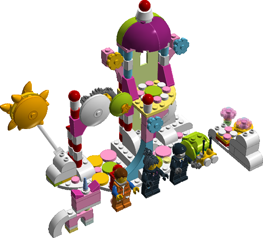 Đồ chơi Lego Movie 70803 - Lâu Đài Cúc Cu Bóng Mây công cụ giáo dục giúp bé phát triển toàn diện