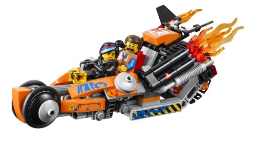 Các chi tiết trong Lego Movie 70808 - Rượt Đuổi Nghẹt Thở làm từ nhựa ABS tuyệt đối an toàn