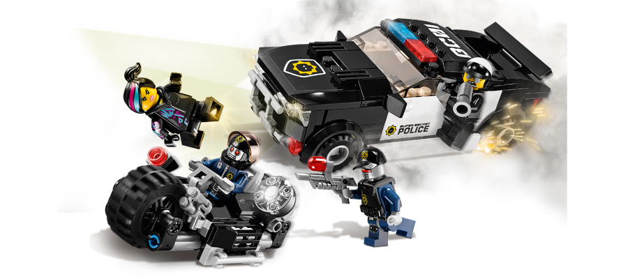 Rèn luyện tư duy cho bé với bộ đồ chơi Lego Movie 70819 - Bad Cop Car Chase