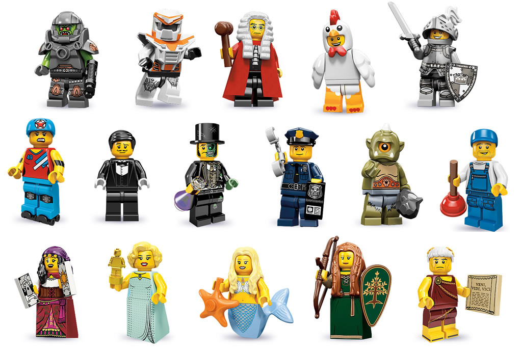 Trọn bộ sản phẩm Lego Minifigures 71000 - Nhân vật LEGO số 9