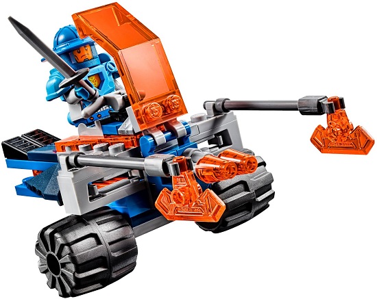 Các chi tiết trong bộ Lego Nexo Knights 70310 làm từ nhựa ABS an toàn