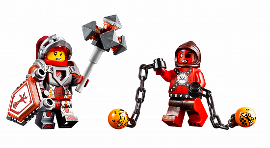 Lego Nexo Knights 70314 - các nhân vật đối đầu