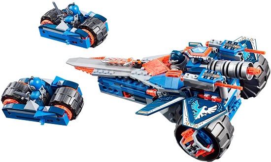 Các chi tiết có trong bộ Lego Nexo Knights 70315 - Phi Cơ Kiếm Của Clay