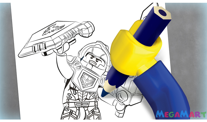 Cùng tô màu những bức tranh Lego Nexo Knights với bút màu Crayola nhé