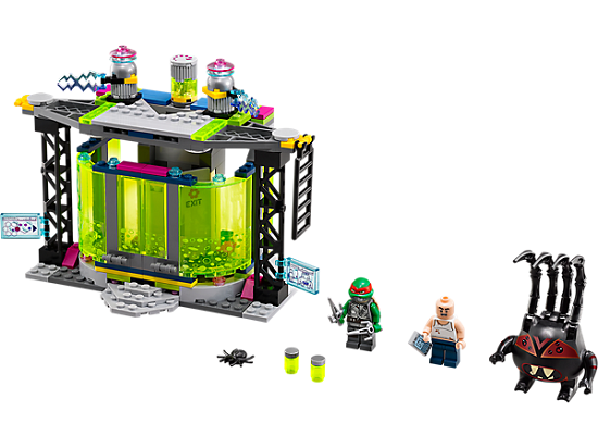 Các chi tiết có trong bộ Lego Ninja Turtles 79119 - Tấn Công Trung Tâm Đột Biến