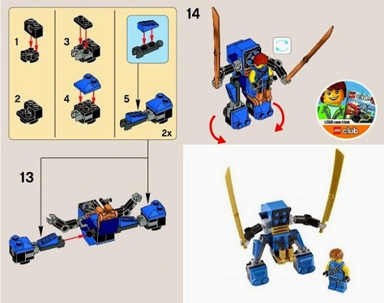 Lego Ninjago 30292 - Rô bốt điện Jay không chỉ là món đồ chơi