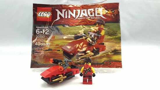 Trọn bộ chi tiết bộ xếp hình Lego Ninjago 30293 - Canô Của Kai