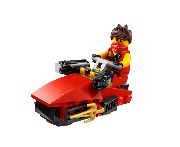Lego Ninjago 30293 - Canô Của Kai làm từ chất liệu nhựa ABS an toàn