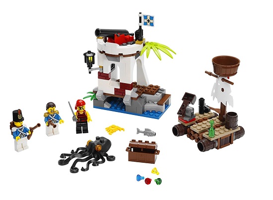 Toàn bộ các mảnh ghép có trong bộ Lego Pirates 70410