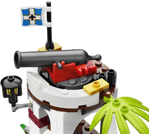 Lego Pirates 70410 - Bảo Vệ Tiền Đồn các chi tiết chính trong bộ xếp hình