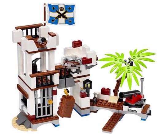 Toàn bộ các mảnh ghép có trong bộ Lego Pirates 70412 - Căn Cứ Quân Sự