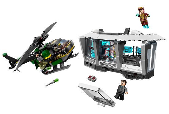 Lego Super Heroes 76007 - Iron Man tấn công lâu đài Malibu - với các siêu anh hùng