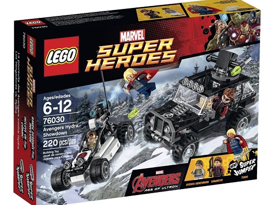 Vỏ hộp sản phẩm Lego Super Heroes 76030 - Avengers Hydra Showdown