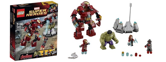 Tất cả các chi tiết trong bộ xếp hình Lego Super Heroes 76031 - The Hulk Buster Smash