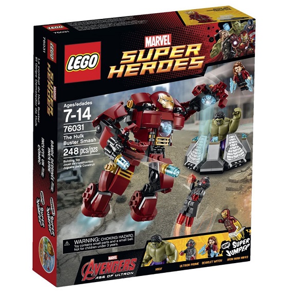 Vỏ hộp sản phẩm Lego Super Heroes 76031 - The Hulk Buster Smash