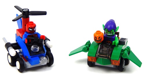 2 nhân vật trong bộ xếp hình Lego Super Heroes 76064 - Người Nhện Đại Chiến Green Goblin