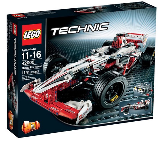 Vỏ hộp sản phẩm Lego Technic 42000 - Xe đua thể thức một