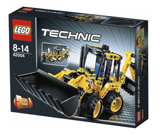 Vỏ hộp sản phẩm Lego Technic 42004 - Xe Xúc Ủi Mini