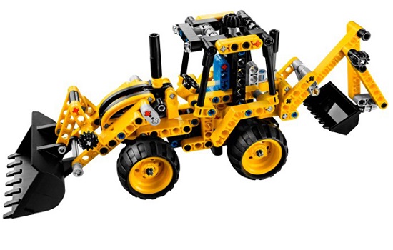 Lego Technic 42004 dưới hình dáng chiếc xe ủi