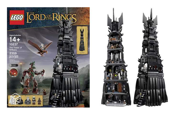 Bộ xếp hình Lego The Lord of the Rings 10237 - Tháp Orthanc đầy hấp dẫn và thú vị