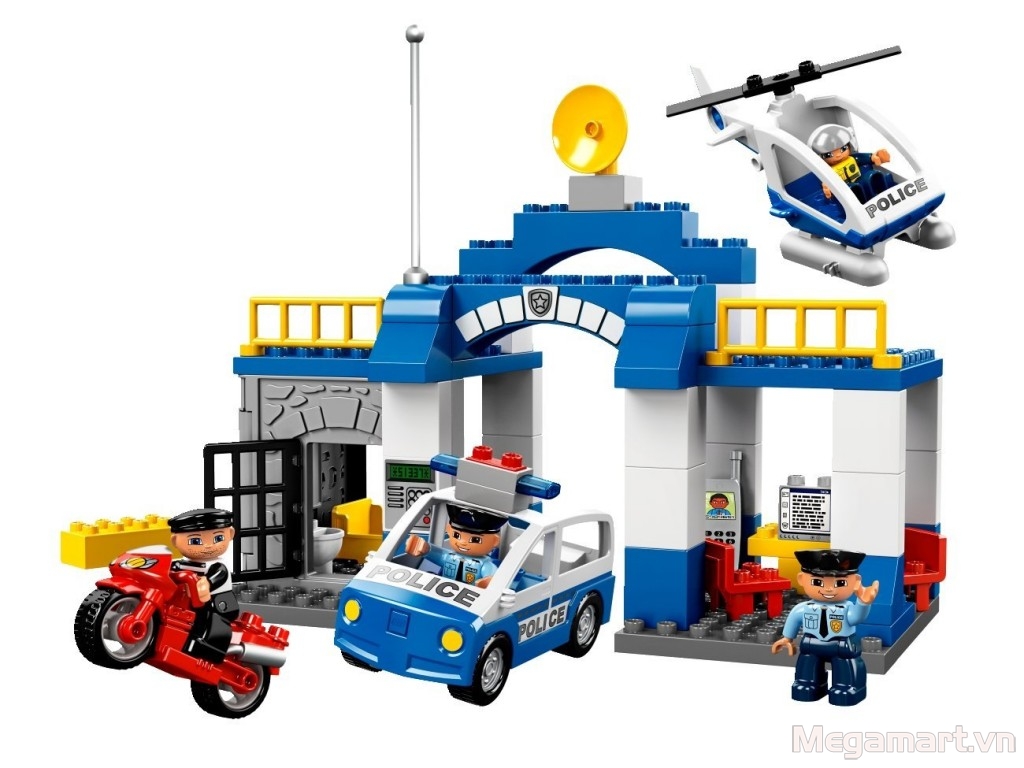 Bộ đồ chơi Lego Duplo Trạm cảnh sát dành cho bé 2-5 tuổi