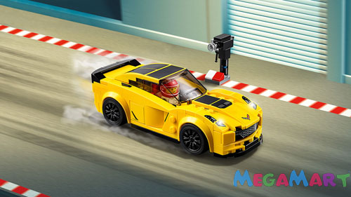 Lego Speed Champions 75870 - Xe Đua Chevrolet Corvette Z06 - xe đua tốc độ
