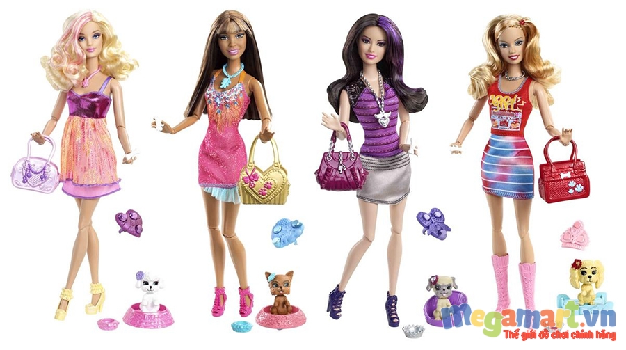 Búp bê Barbie đã trở thành đồ chơi không thể thiếu của bé gái