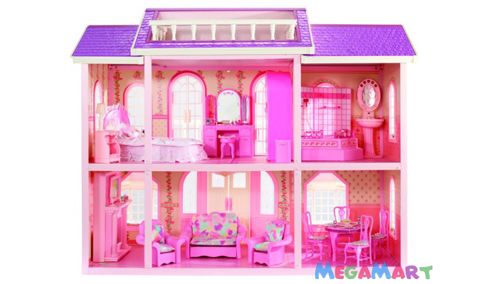 Nhìn lại ngôi nhà búp bê Barbie qua các năm - Ngôi nhà búp bê Barbie năm 1990
