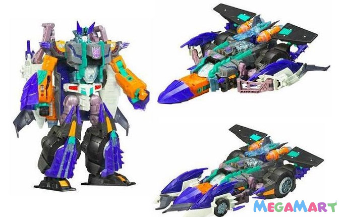 Megatron đại diện bên tà với khả năng biến đổi thành phi cơ chiến đấu
