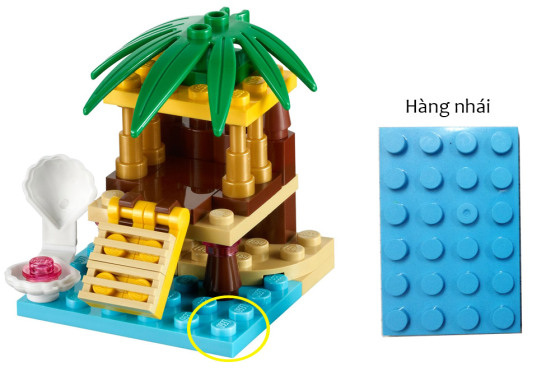 Phân biệt Lego chính hãng và các phiên bản nhái Lego - Dù là viên gạch nhỏ nhất của Lego cũng được in dập chữ Lego ở trên