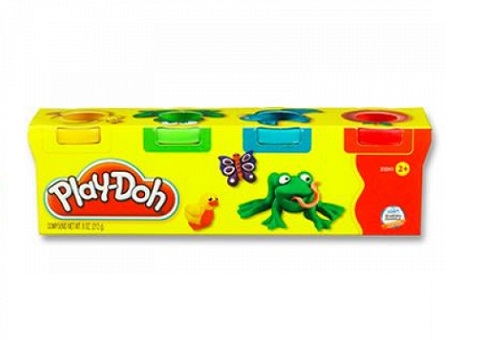 Bộ Play-Doh 23241 - Bột nặn 4 màu mini sở hữu 4 màu sắc tươi sáng