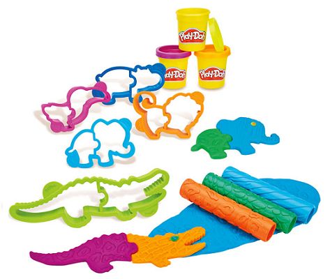 Các chi tiết có trong đồ chơi Play-Doh B1168 - Thế giới động vật