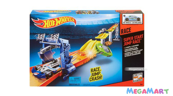 Món quà bộ đường đua xe Hot Wheels tuyệt vời cho bé trai 4 tuổi