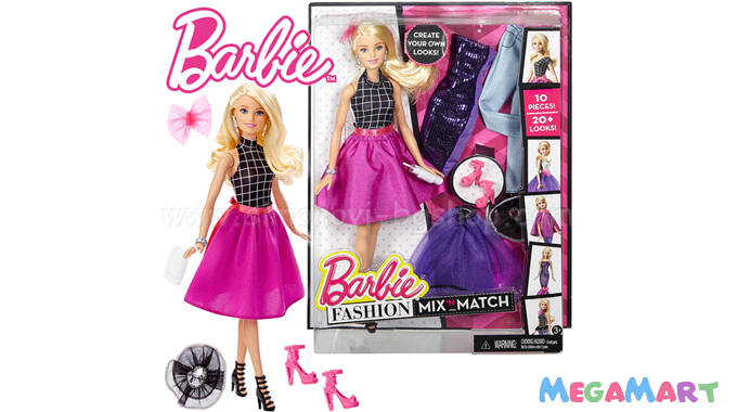 Bộ búp bê Barbie, món quà sinh nhật thú vị dành cho bé gái 4 tuổi