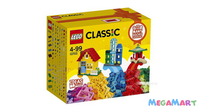 Quà sinh nhật cho bé trai, bé gái 5 tuổi đến 10 tuổi - Những bộ đồ chơi lắp ghép Lego Classic nhiều miếng ghép phù hợp với bé 5 tuổi