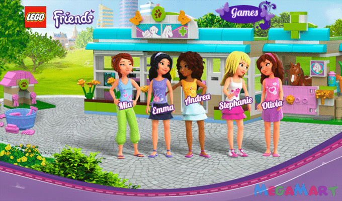 Chủ đề Lego Friends đáng yêu dành cho các bé gái