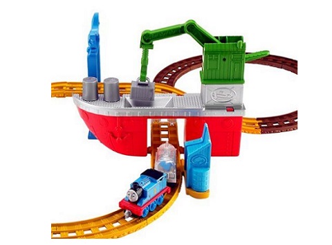 Thomas and Friends Bộ đường ray hàm cá mập gồm 30 mảnh ghép an toàn