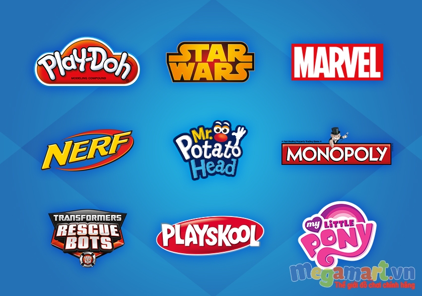 10 công ty đồ chơi trẻ em uy tín nhất trên thế giới - Những dòng sản hẩm thuộc thương hiệu Hasbro
