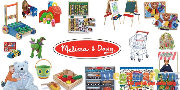 10 công ty đồ chơi trẻ em uy tín nhất trên thế giới - Những sản phẩm của Melissa & Doug được các bé rất yêu thích
