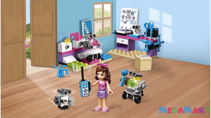 Khám phá Lego Friends 41307 - Phòng thí nghiệm của Olivia với 3 nhân vật robot thú vị