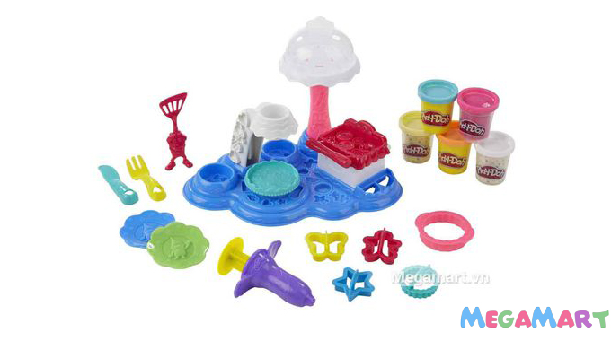 Top 5 đồ chơi trẻ em bán chạy nhất Megamart quà 1-6 cho bé - Đồ chơi Play-Doh đất nặn làm bánh và làm kem hấp dẫn dành cho các bé