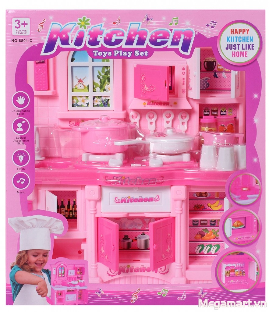 Top những bộ đồ chơi nấu ăn mà bé gái nào cũng mơ ước - Mỗi bộ đồ chơi đầy đủ các dụng cụ nấu ăn cần thiết