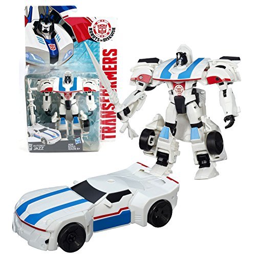 Trọn bộ các mô hình sẽ lắp ráp được trong Transformers Robot Autobot Jazz RID phiên bản chiến binh