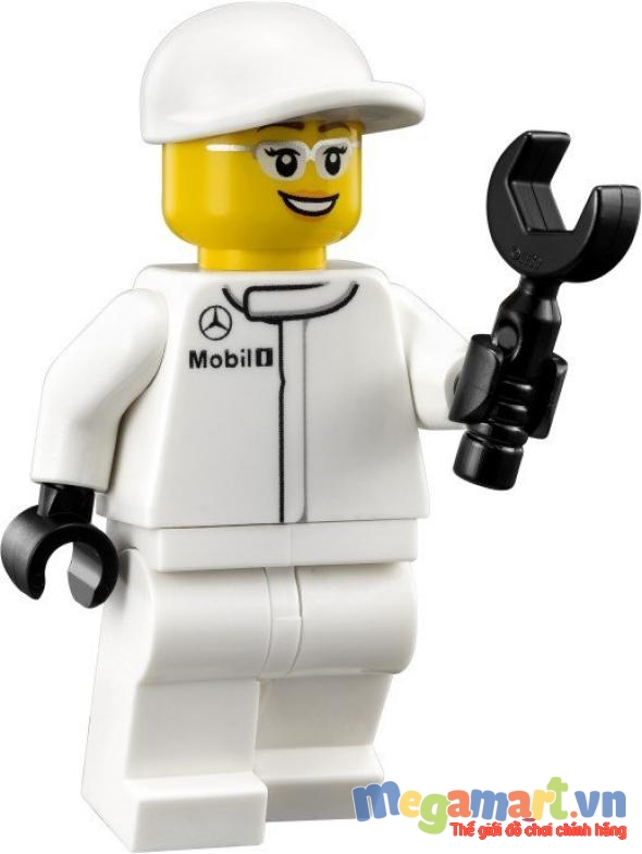 Lego cũng có nhân vật nữ trong các bộ Lego đường đua và cơ khí thể thao