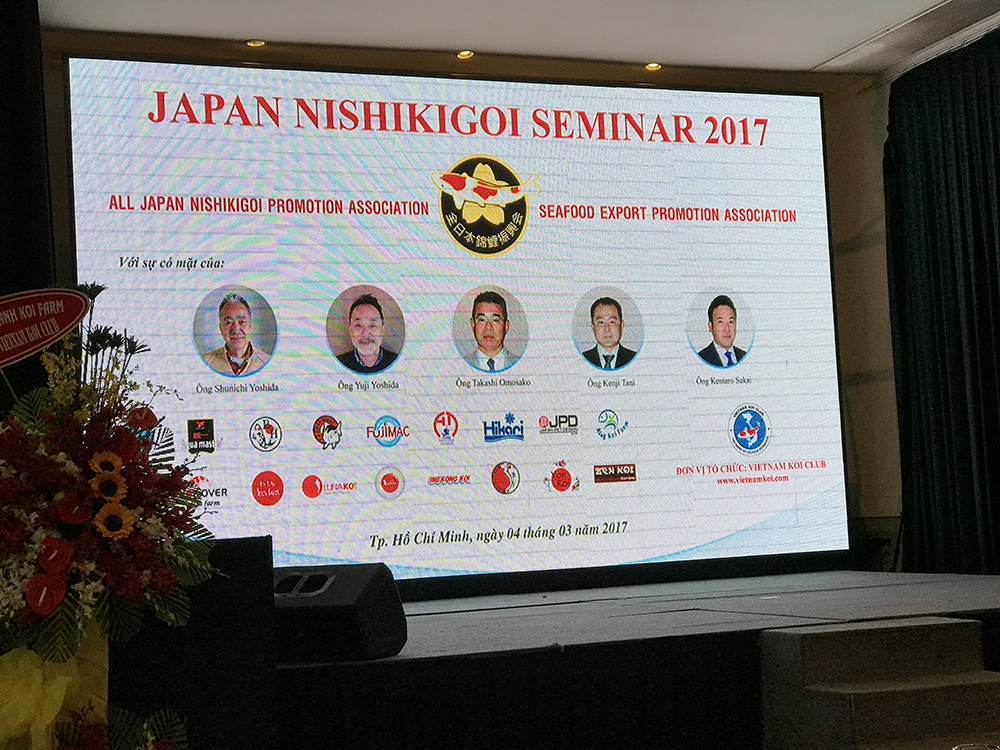 Hội thảo cá Koi Nhật Bản Japan Nishikigoi Seminar 2017 tại Việt Nam